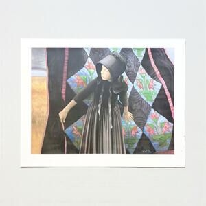 Nancy Noel “The Sunday Game” Amish Girl Large 34”X26” Signed & Numbered Print